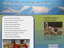 Tablet Screenshot of casasdesoria.org